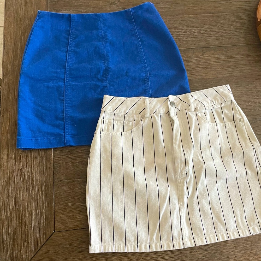 Forever 21 denim skirt bundle